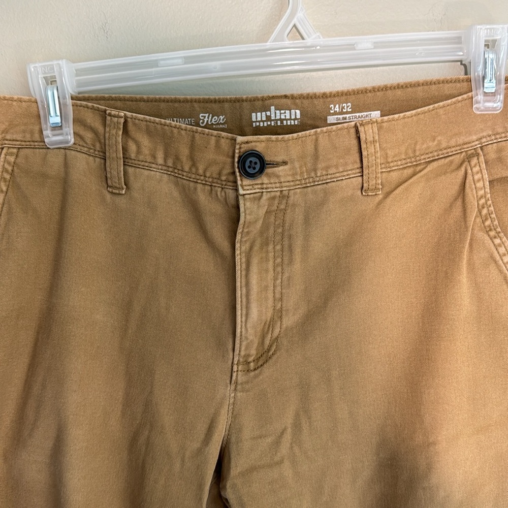 Slim Straight - 98% Cotton - Khaki Pant - Excellent Condition - Picture 2 of 4